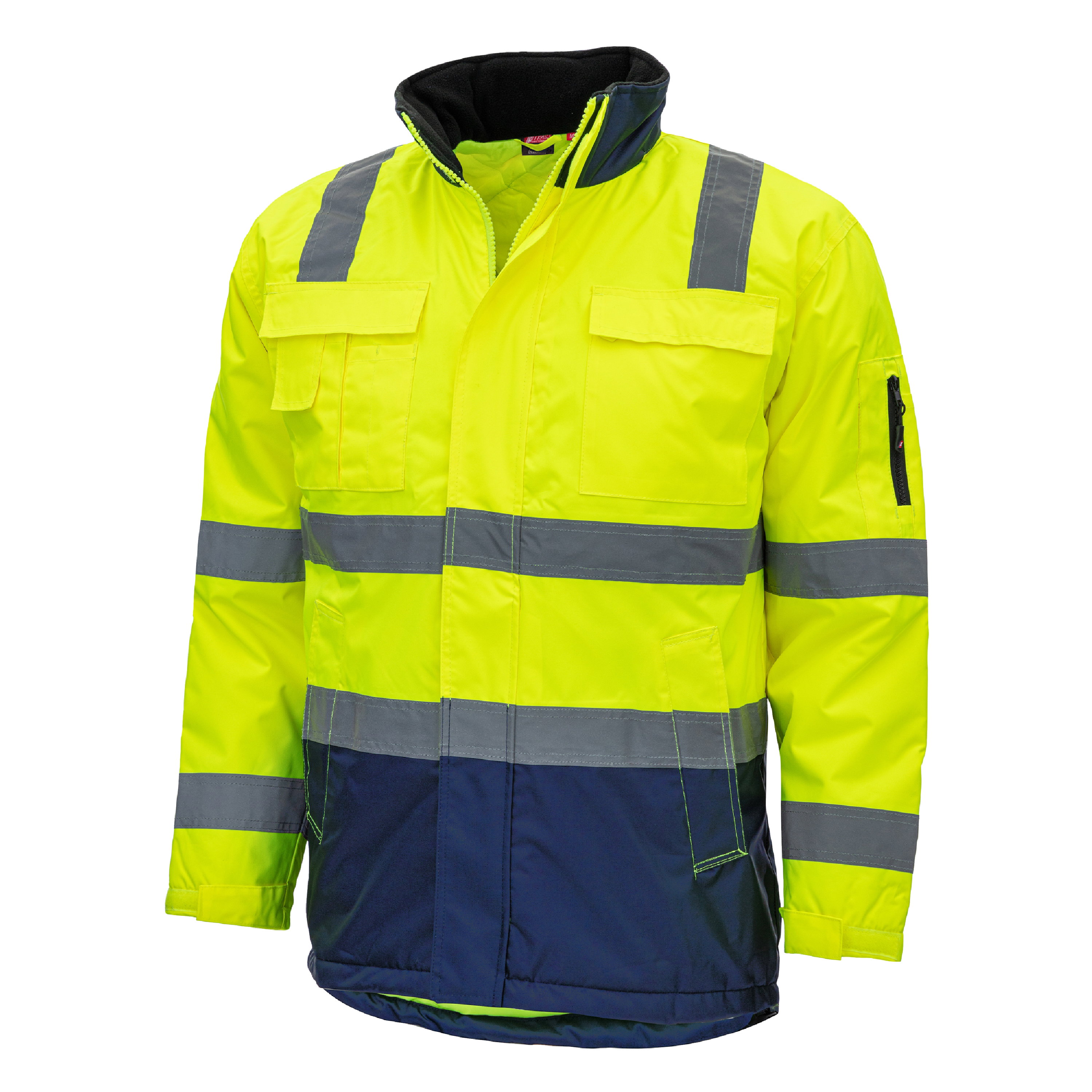7145 - NITRAS MOTION TEX VIZ, Warnparka, neongelb / marineblau, EN ISO 13688, EN ISO 20471, EN 343