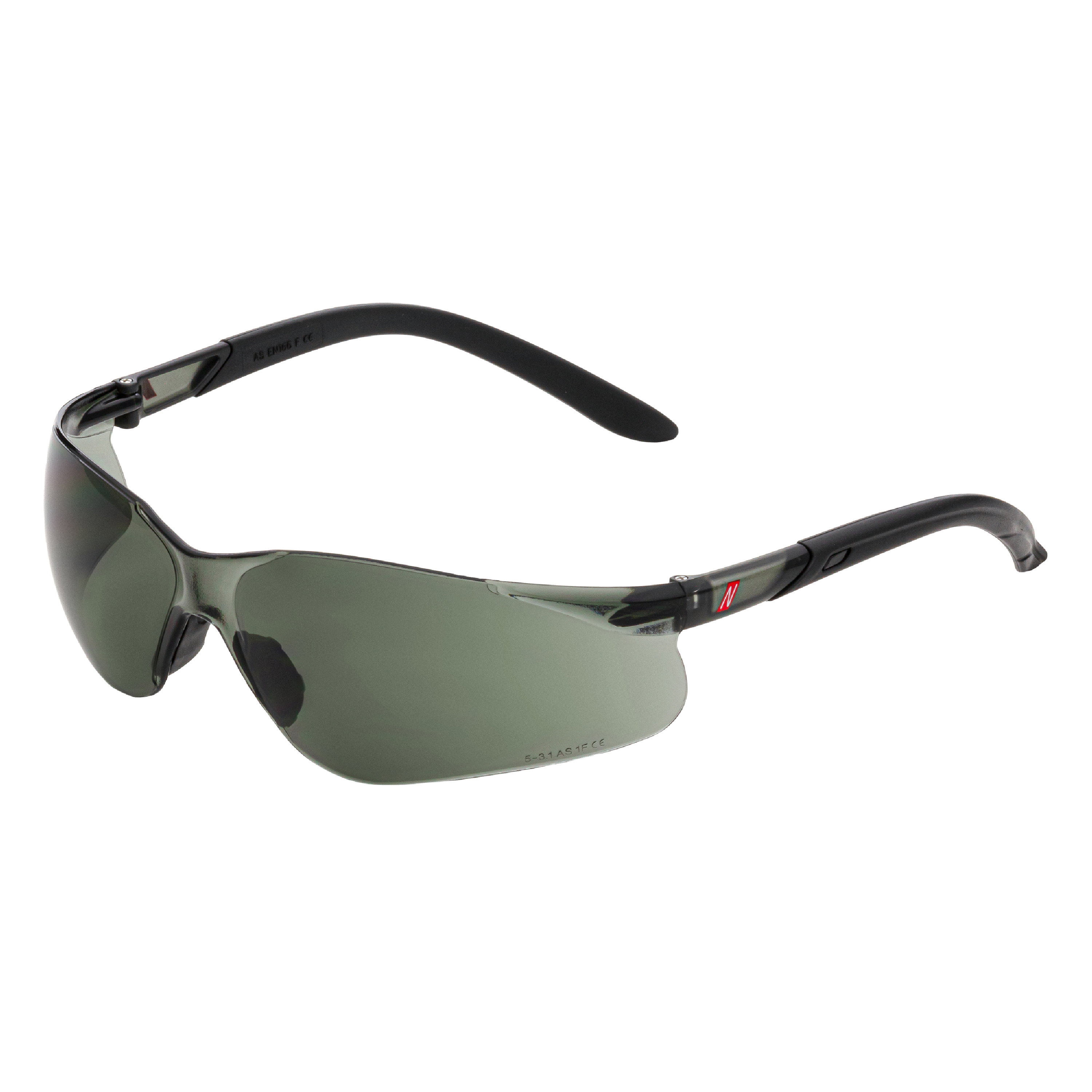9011 - NITRAS VISION PROTECT, Schutzbrille, schwarz / schwarz, EN 166