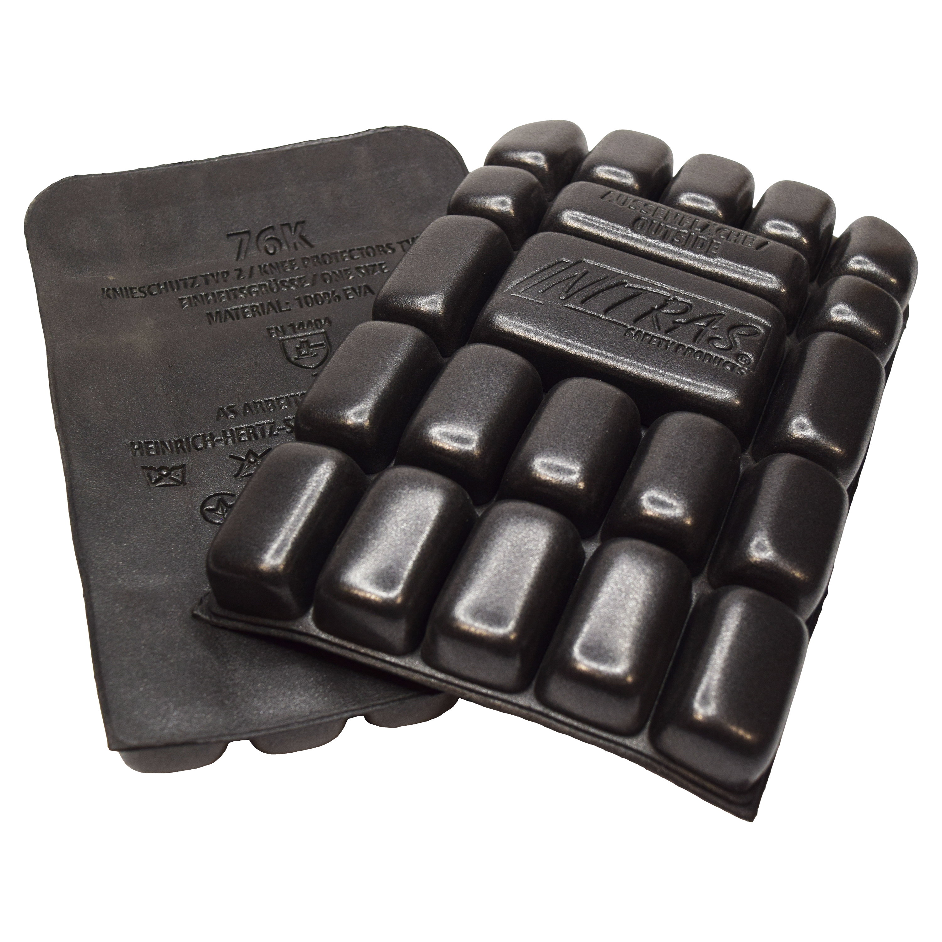 76K - NITRAS Knieschutz, schwarz, EN 14404