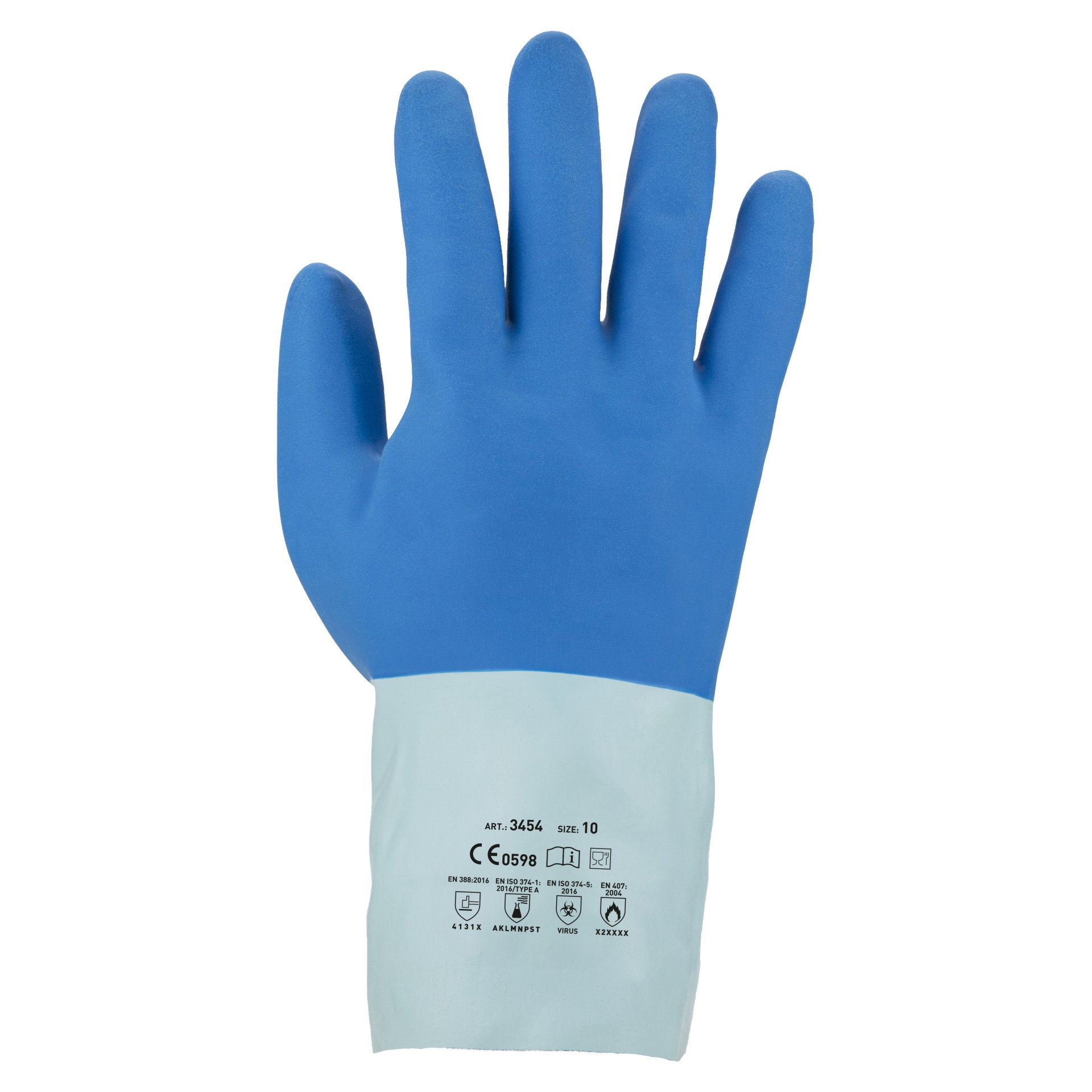 3454 - Chemikalienschutzhandschuh 3454