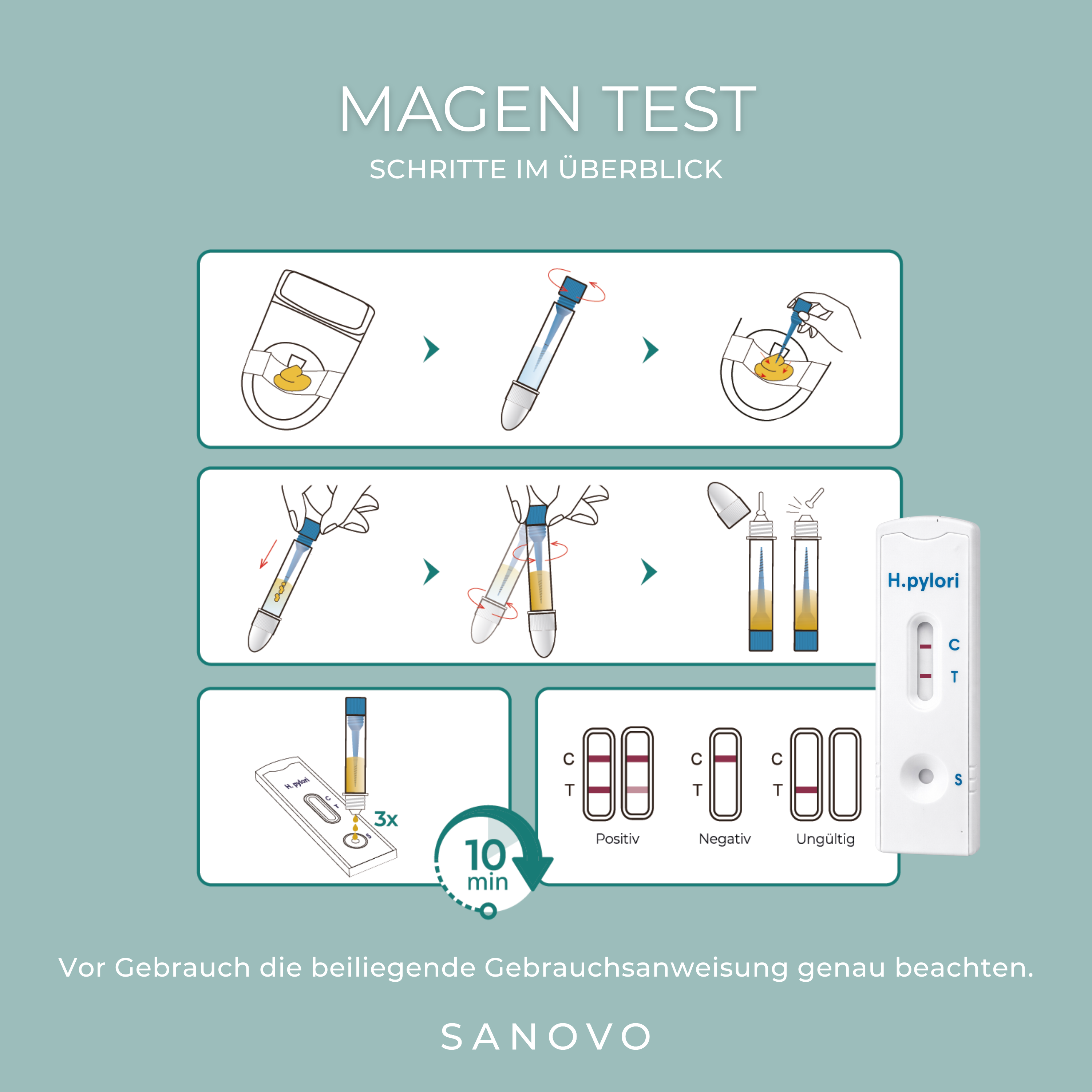 SANOVO Magen-Gesundheit (Helicobacter pylori)