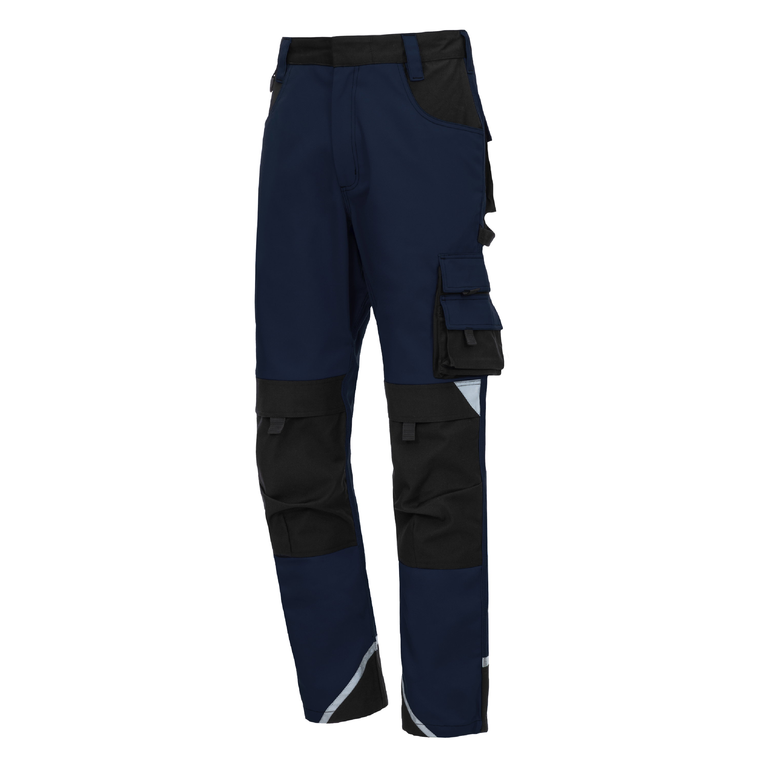 7616 - NITRAS MOTION TEX PLUS, Arbeitshose, lang, marineblau / schwarz, OEKO-TEX