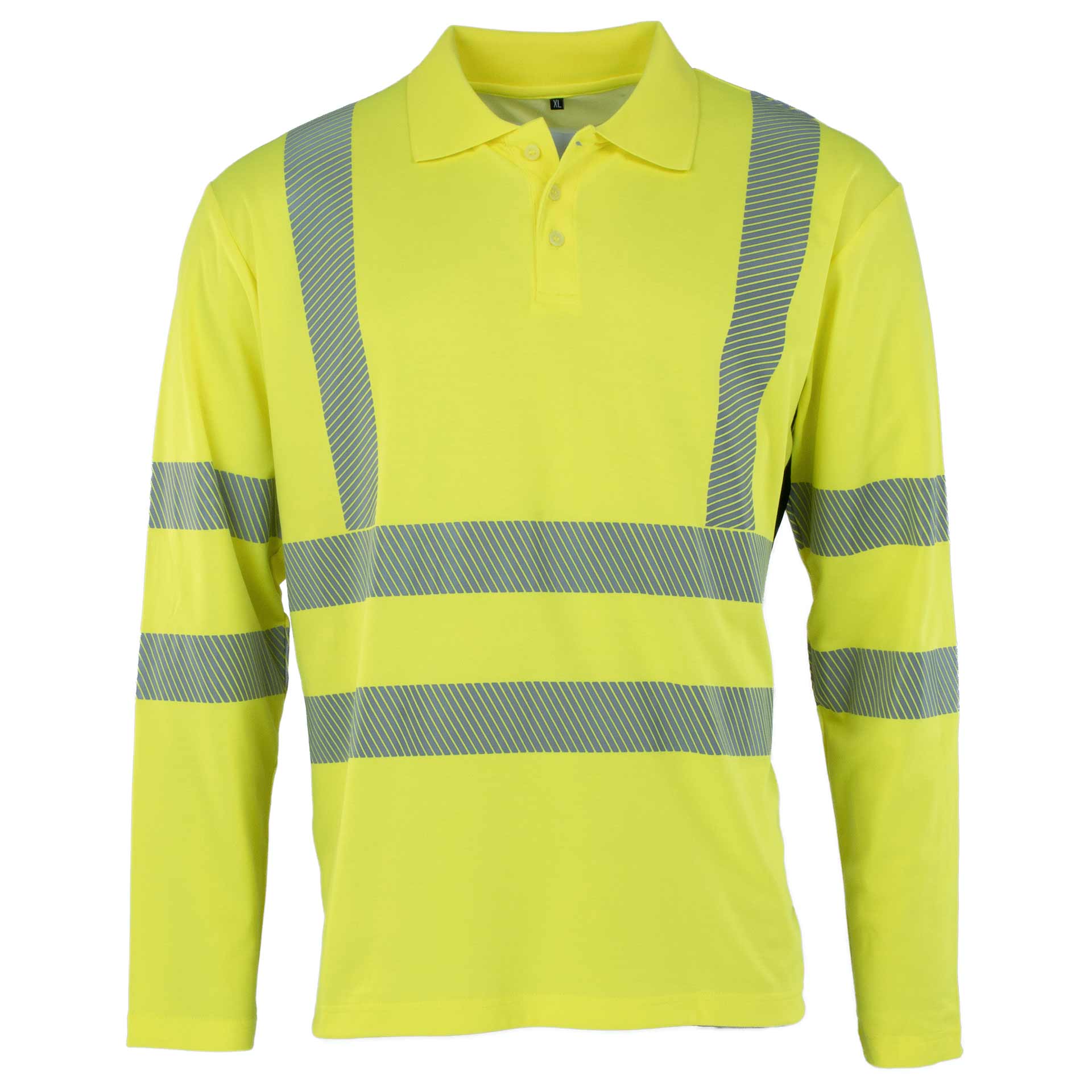 PREVENT® Premium Warnschutz Langarm-Poloshirt PTW-POLO-L