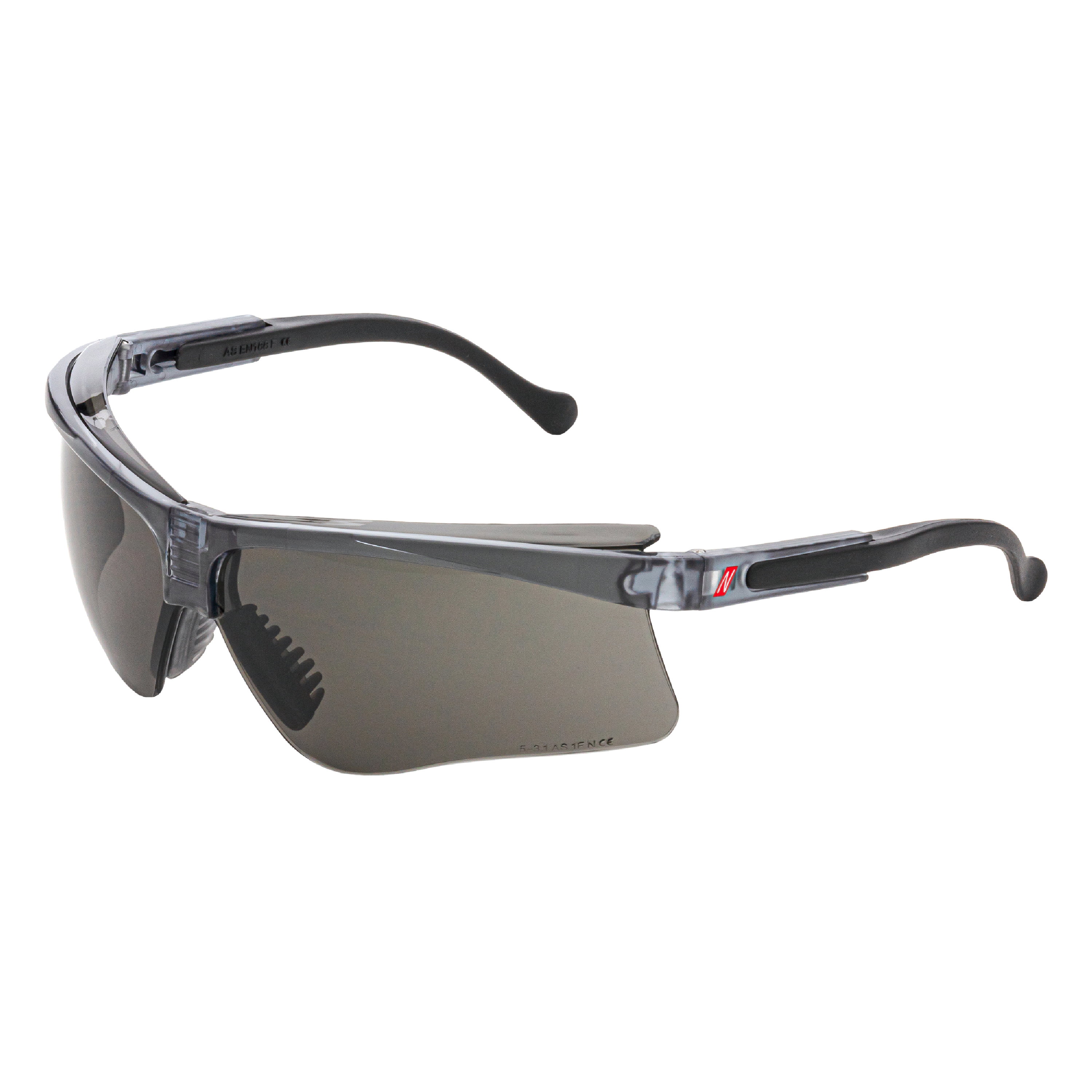 9021 - NITRAS VISION PROTECT PREMIUM, Schutzbrille,  schwarz / schwarz, EN 166