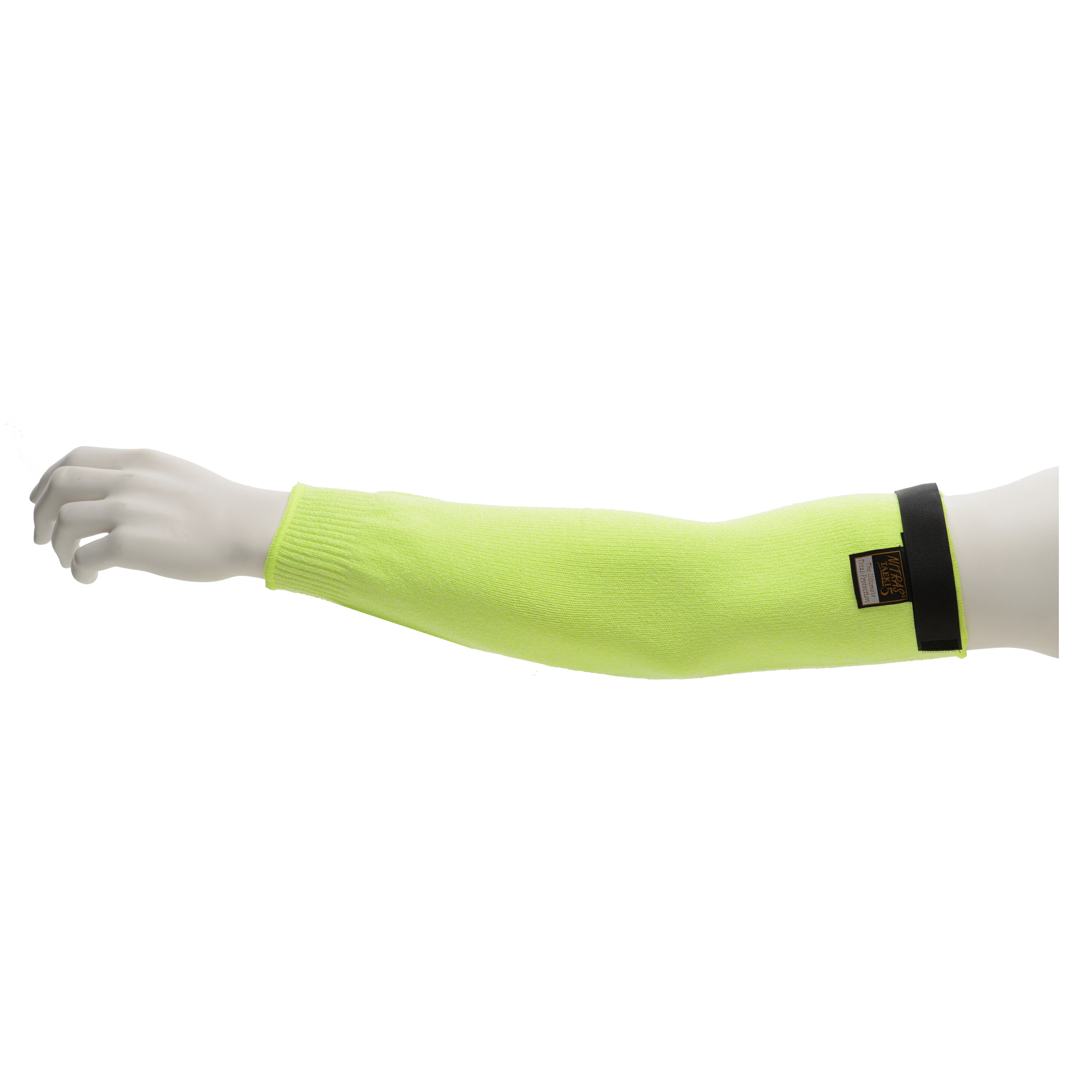 6791 - NITRAS TAEKI Schnittschutz-Armschoner, neongelb, EN 388, EN 407