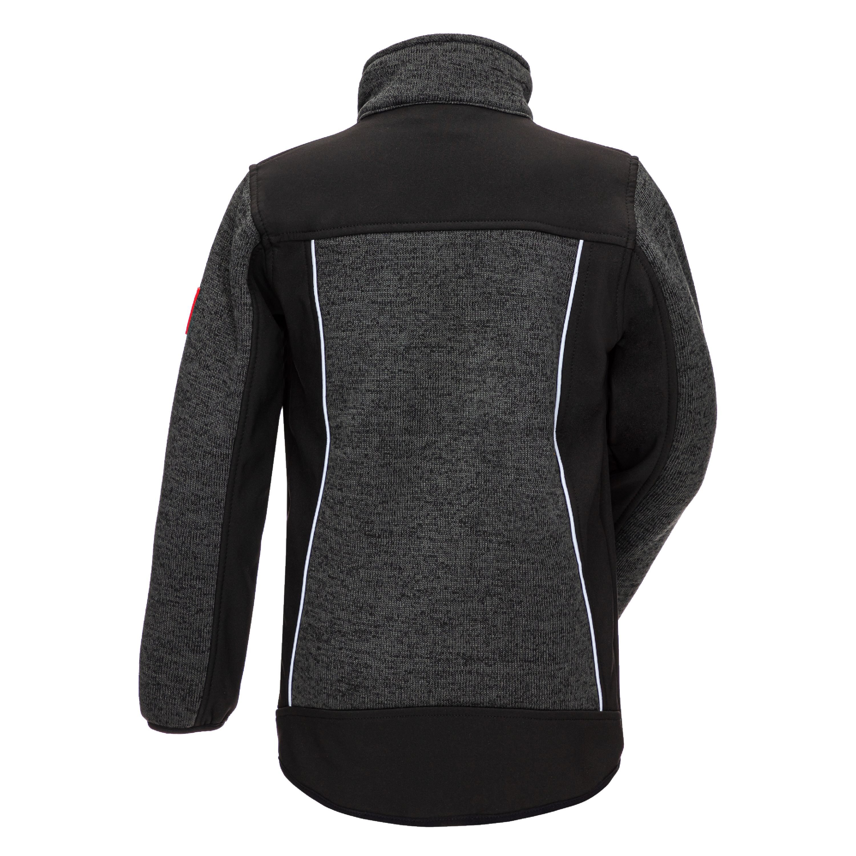 7190KIDS - NITRAS MOTION TEX KIDS, Strick-Softshelljacke, schwarz, OEKO-TEX
