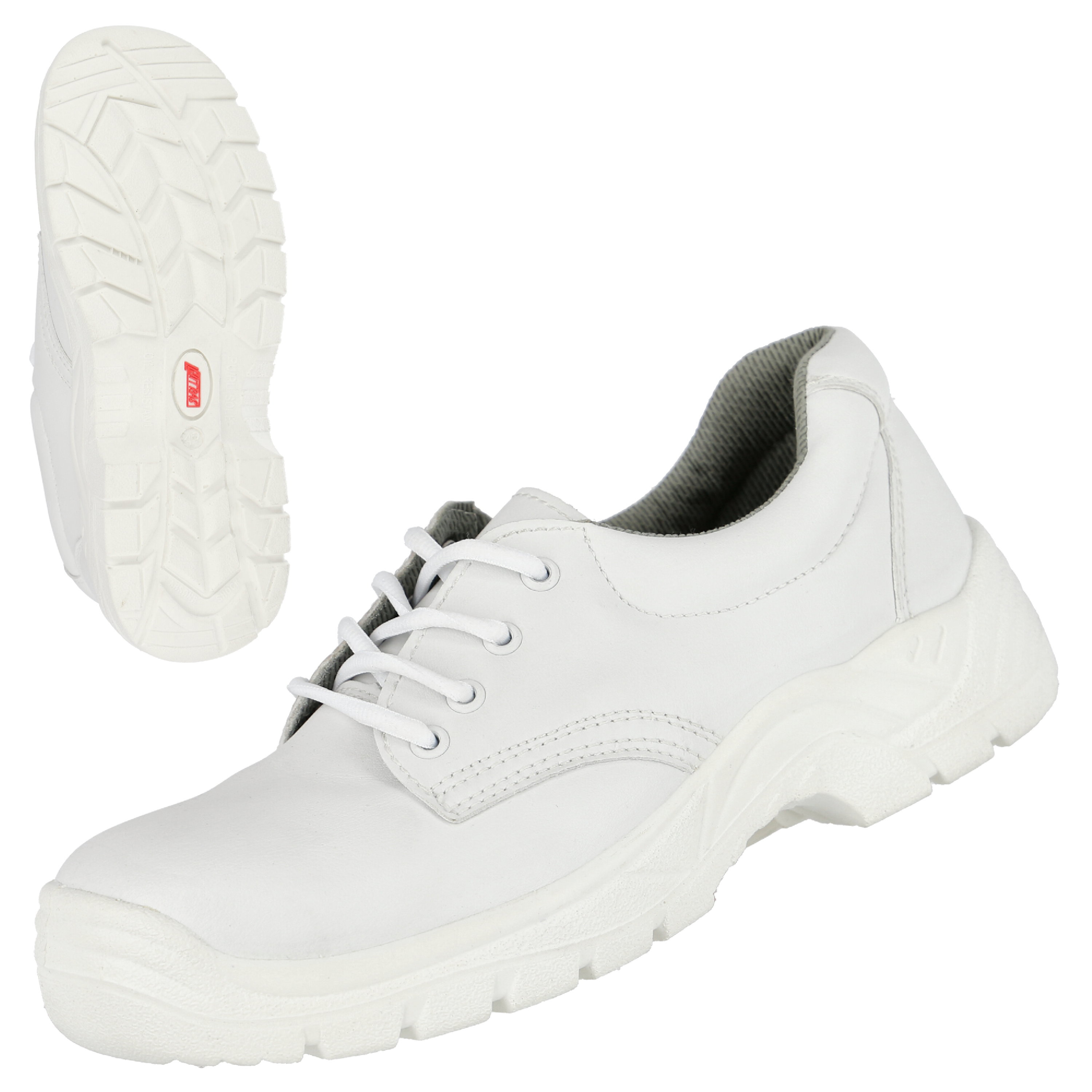 7255 - NITRAS CLEAN STEP, S2 Sicherheitshalbschuhe, weiß, EN ISO 20345