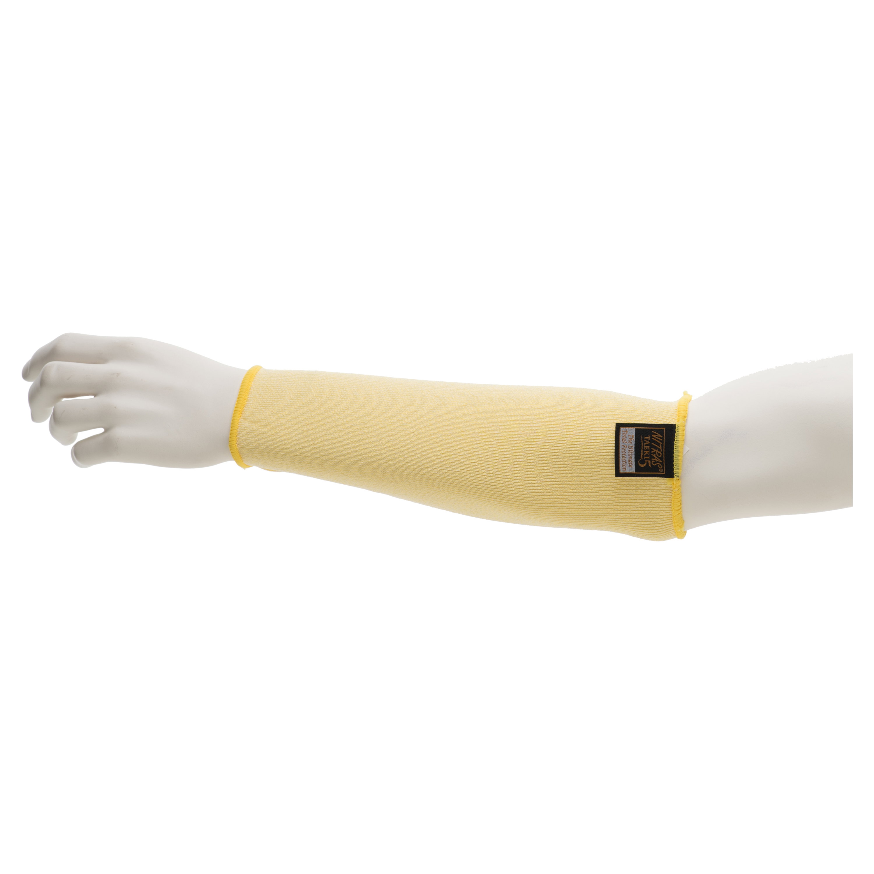 6790 - NITRAS TAEKI Schnittschutz-Armschoner, gelb, EN 388, EN 407