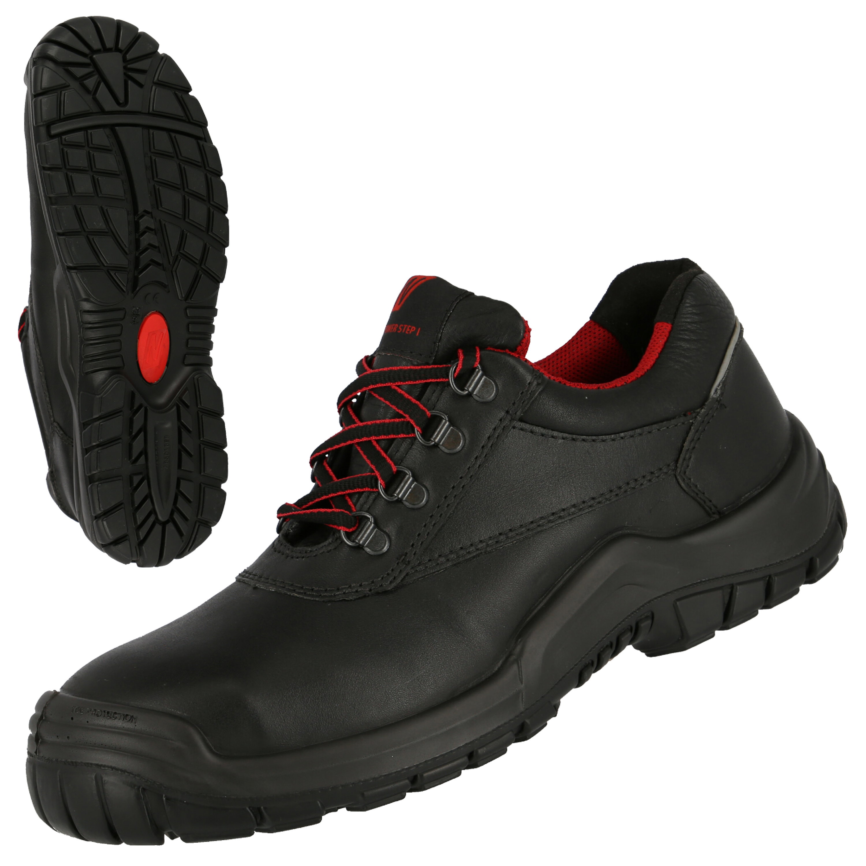 7210 - NITRAS POWER STEP, S3 HRO SRC Sicherheitshalbschuhe, schwarz, EN ISO 20345, DGUV Regel 112-191