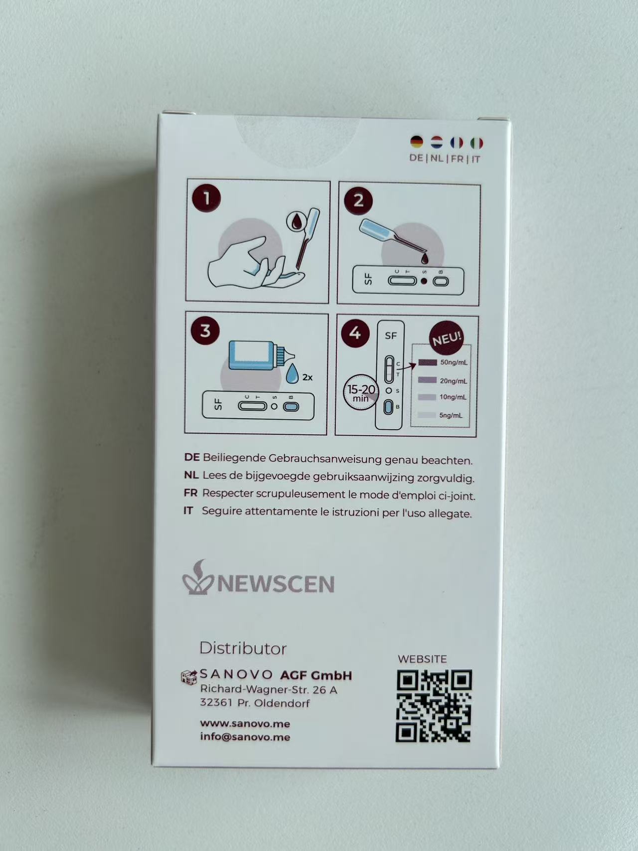 SANOVO Eisen (Ferritin) Test