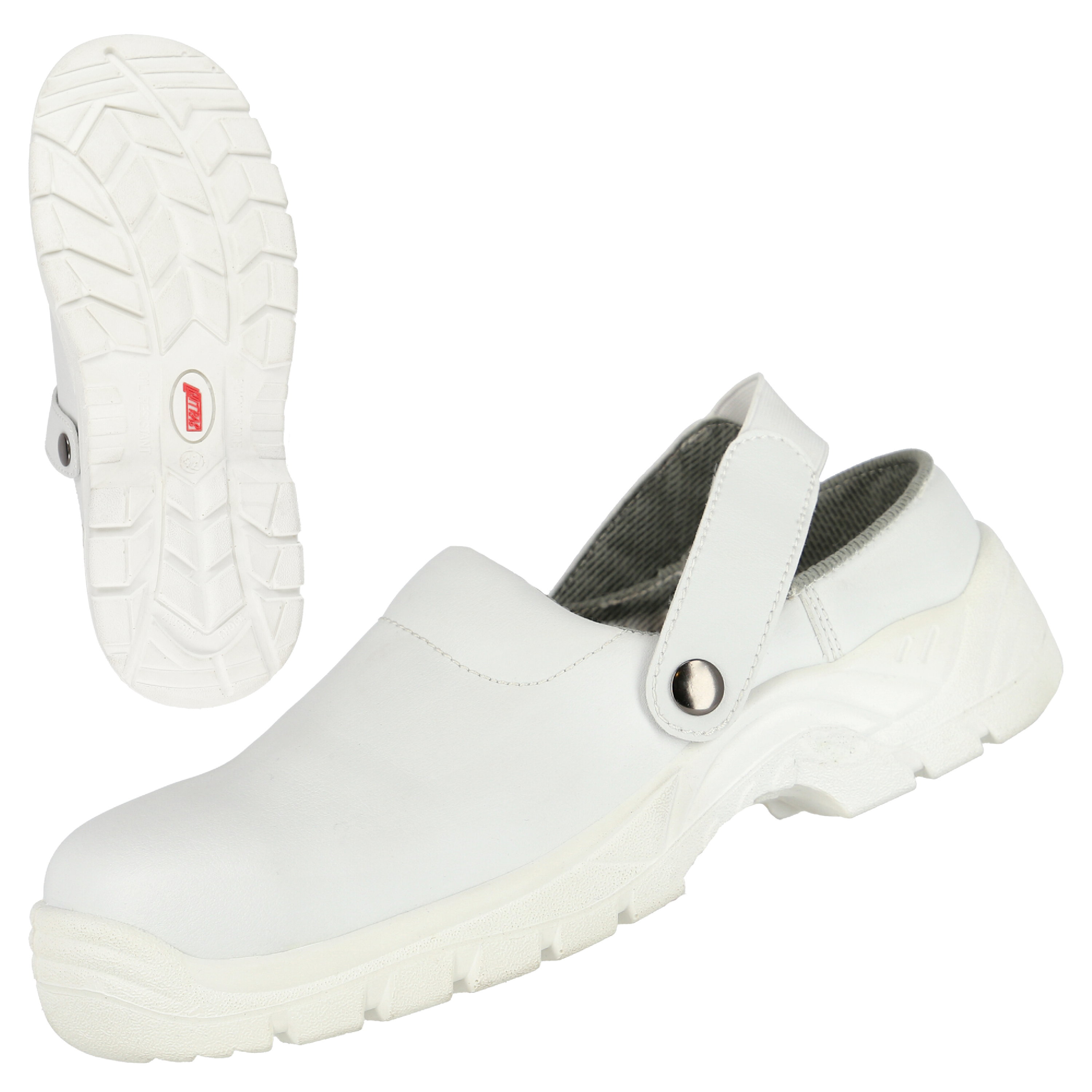 7252 - NITRAS CLEAN STEP CL, SB Sicherheitsclogs, weiß, EN ISO 20345