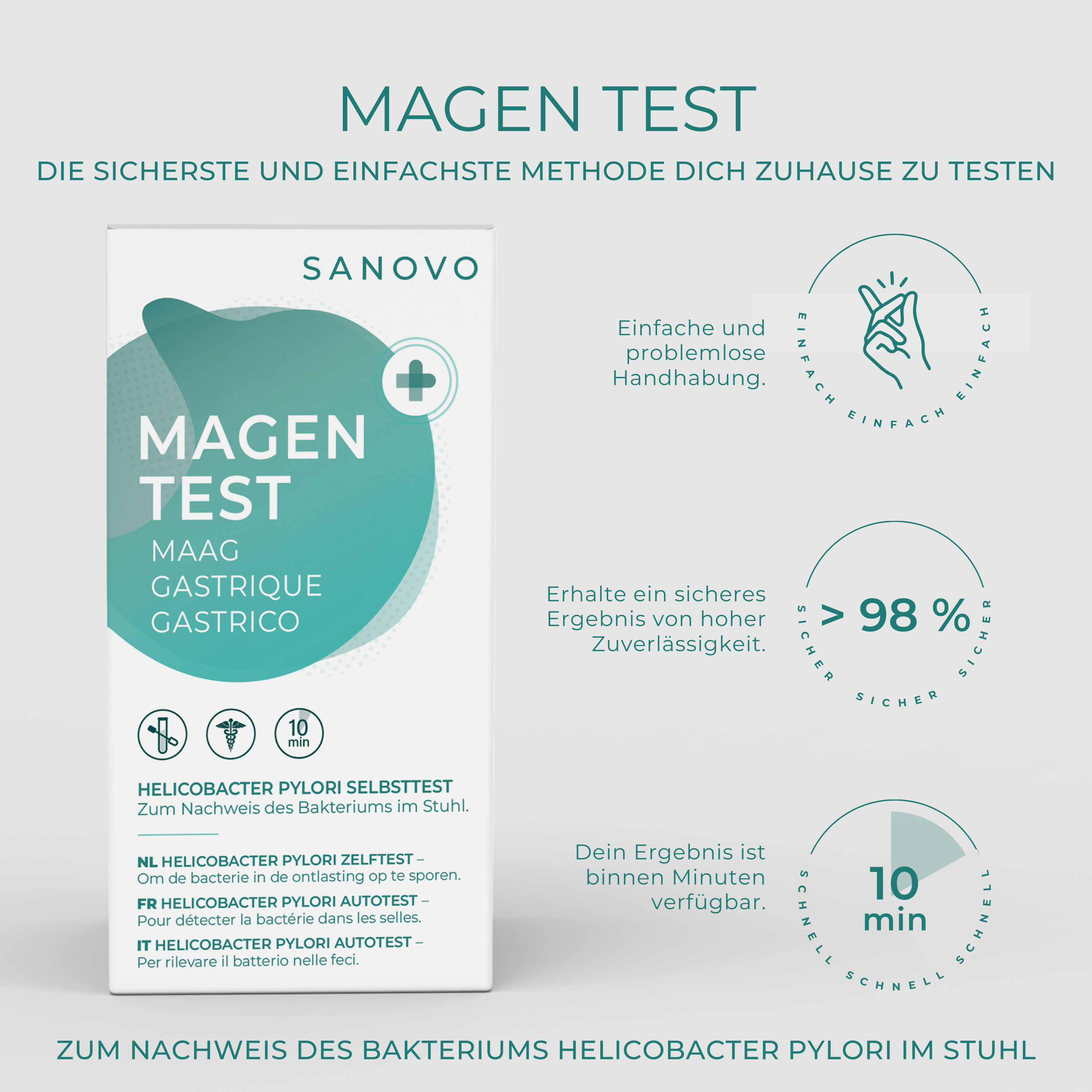 SANOVO Magen-Gesundheit (Helicobacter pylori)
