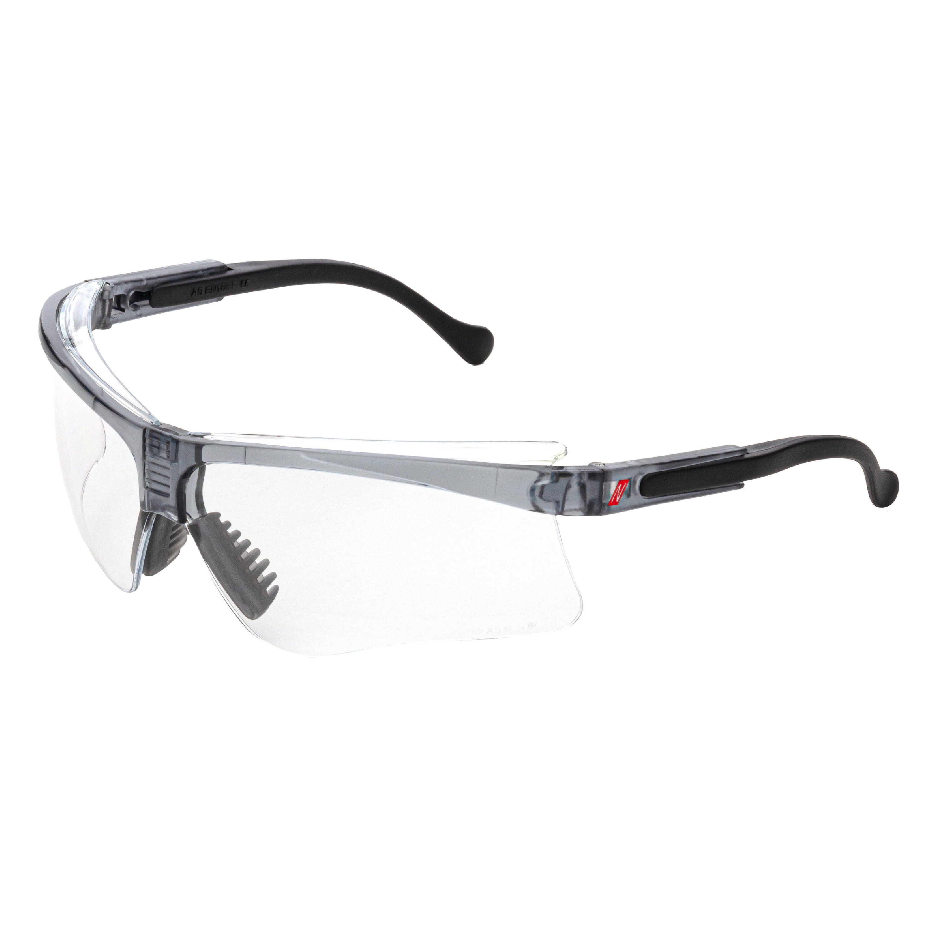 9020 - NITRAS VISION PROTECT PREMIUM, Schutzbrille, schwarz, Sichtscheiben klar, EN 166