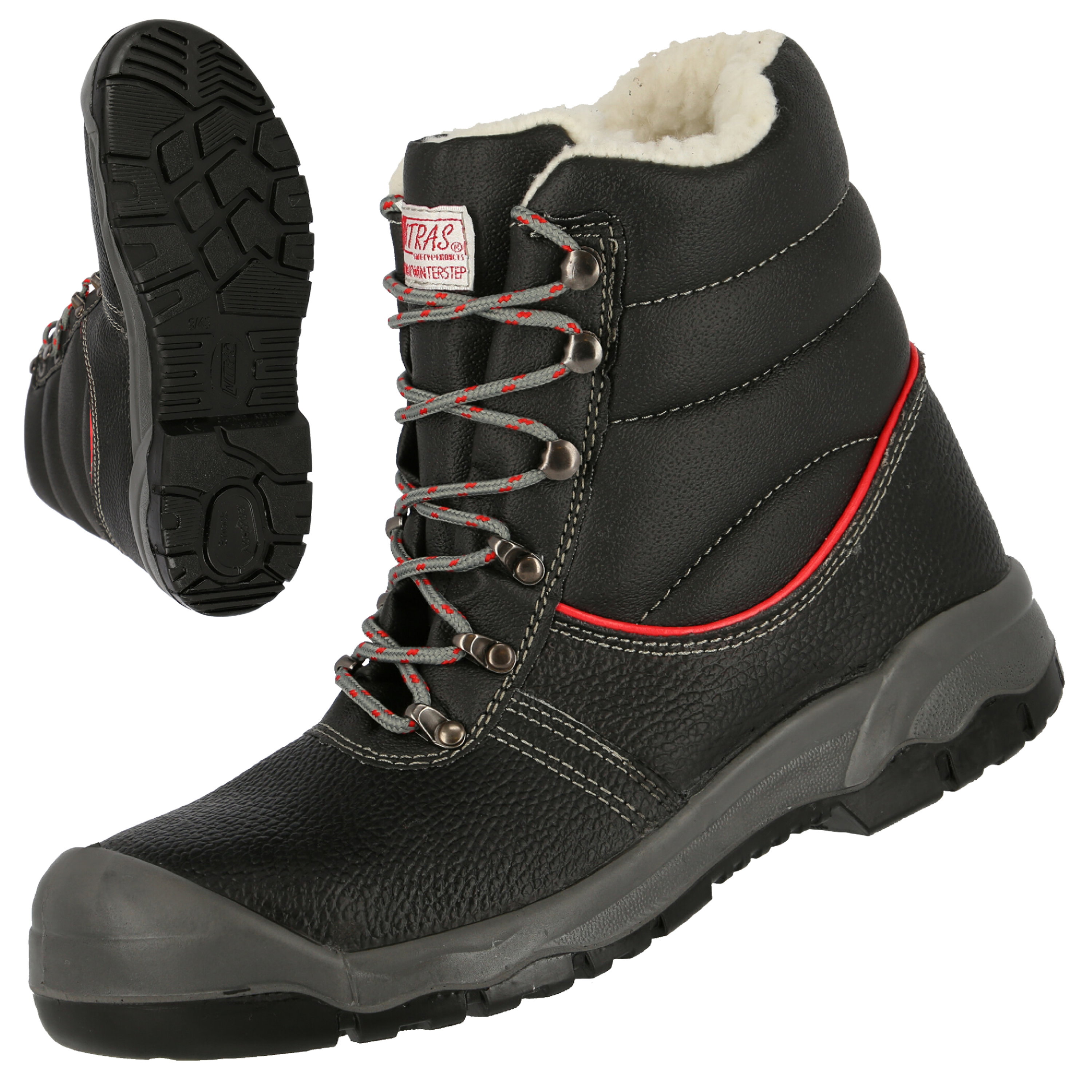 7201W - NITRAS STEP MID+ W, S3 Sicherheitswinterstiefel, halbhoch, schwarz, EN ISO 20345