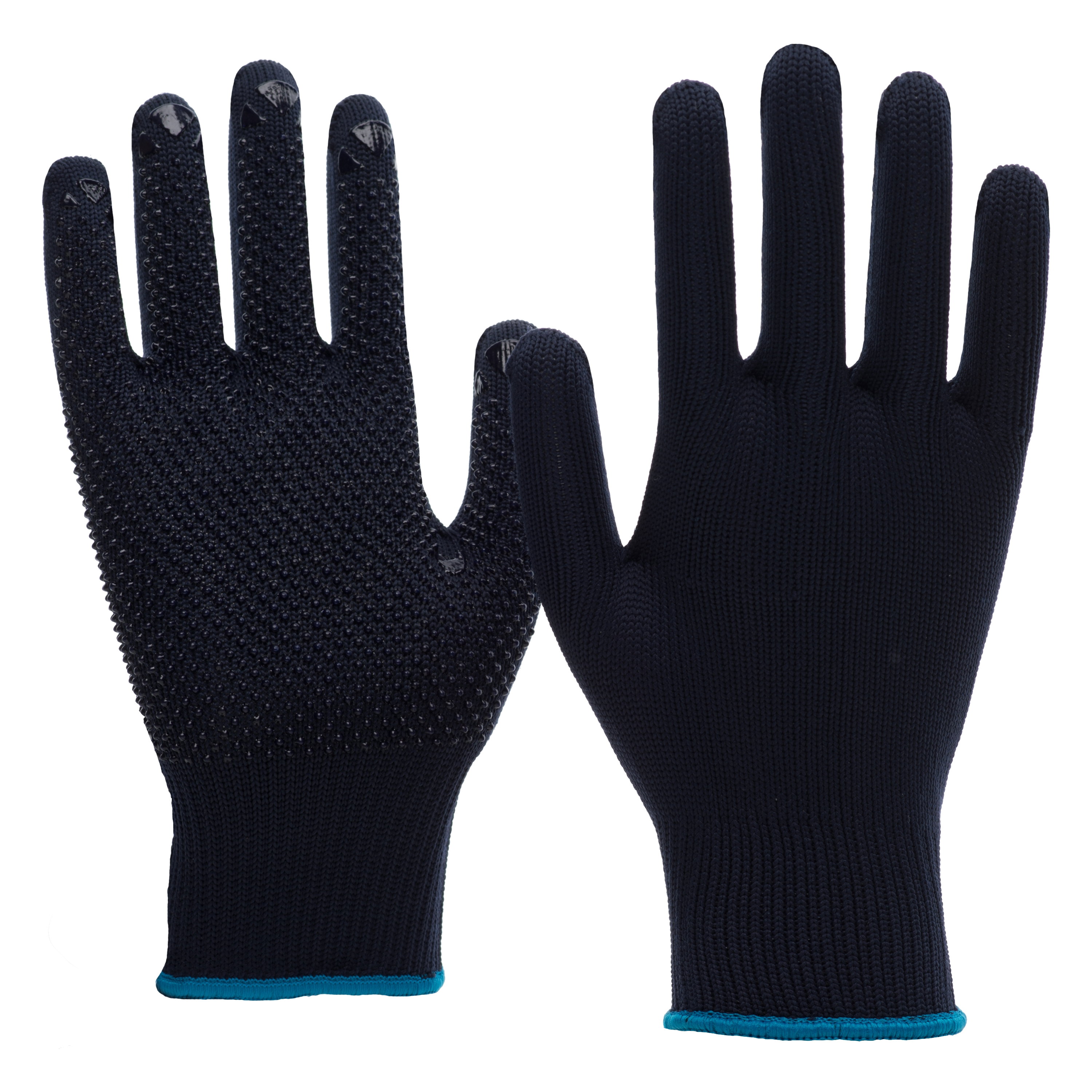 6101 - NITRAS Strickhandschuhe, blau, EN 388