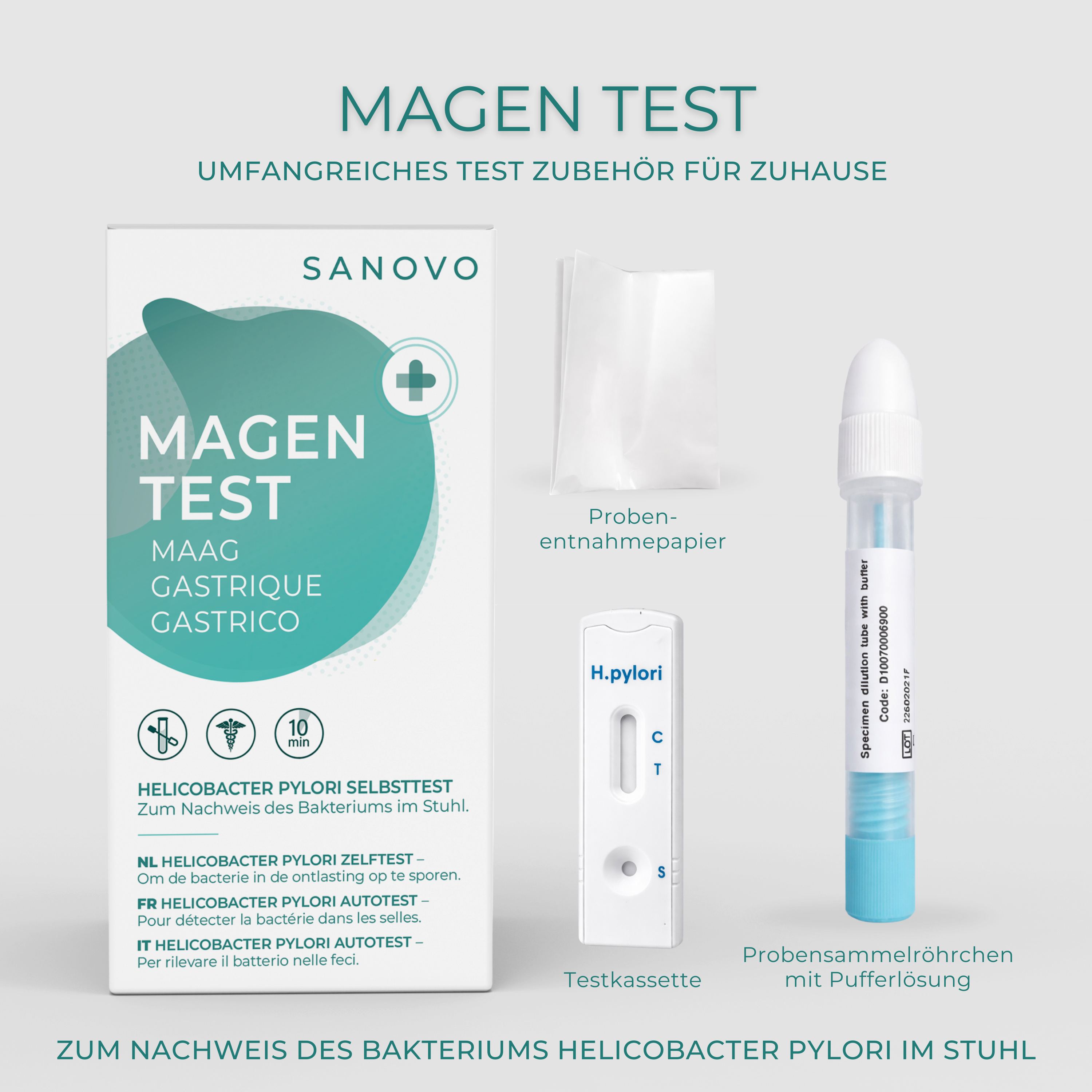 SANOVO Magen-Gesundheit (Helicobacter pylori)