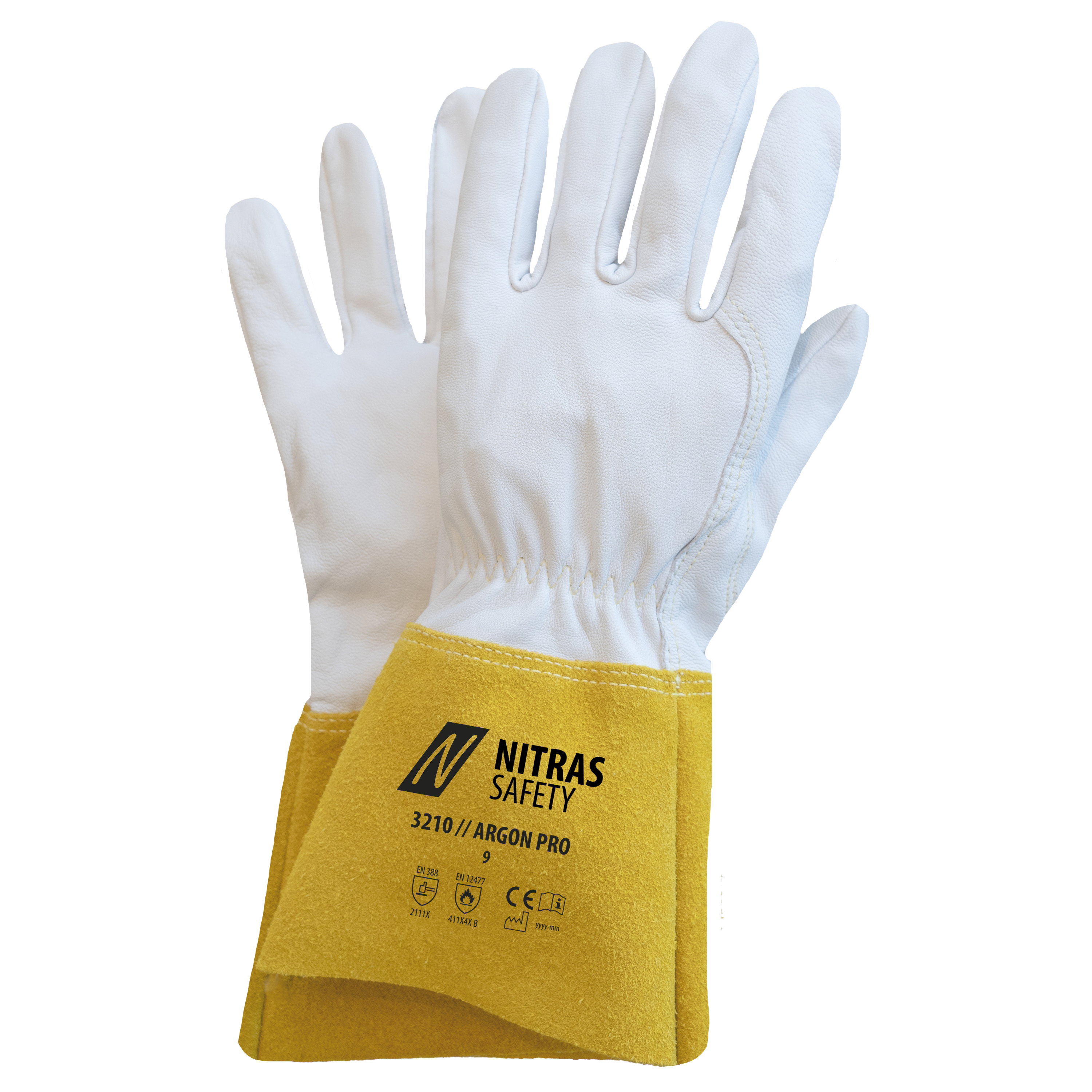 3210 - NITRAS ARGON PRO, Schweißerhandschuhe, EN 388, EN 12477