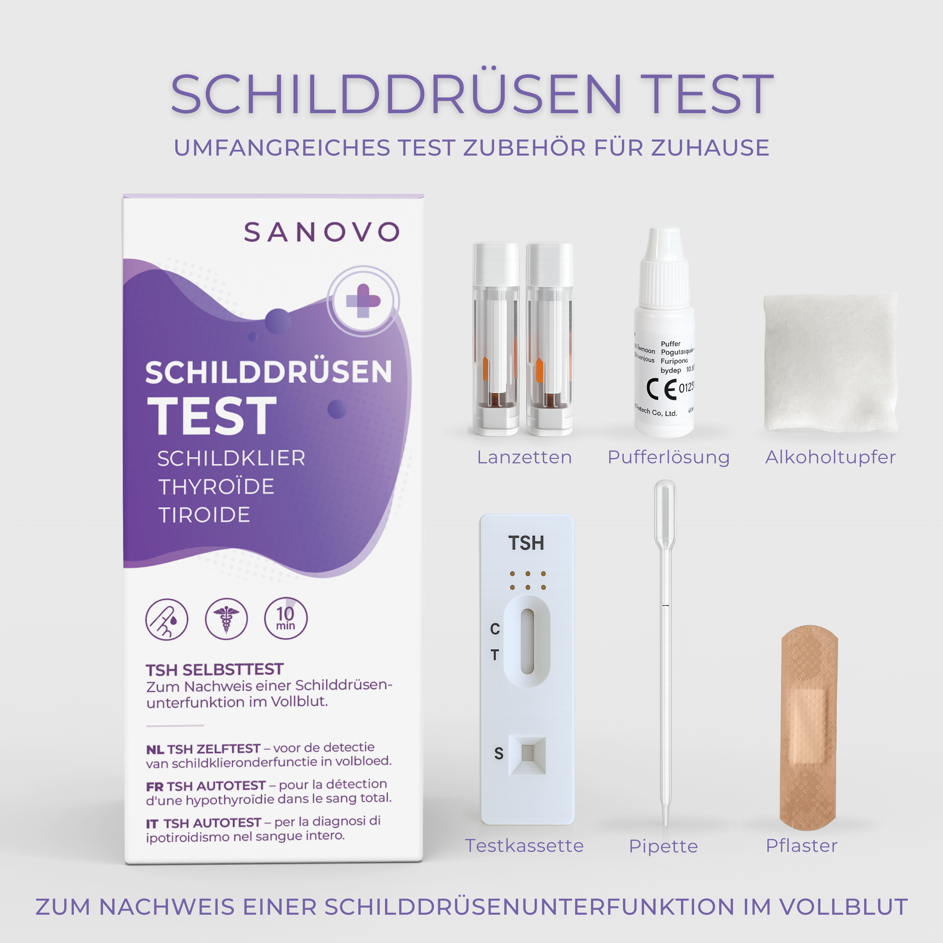 SANOVO Schilddrüsen Test