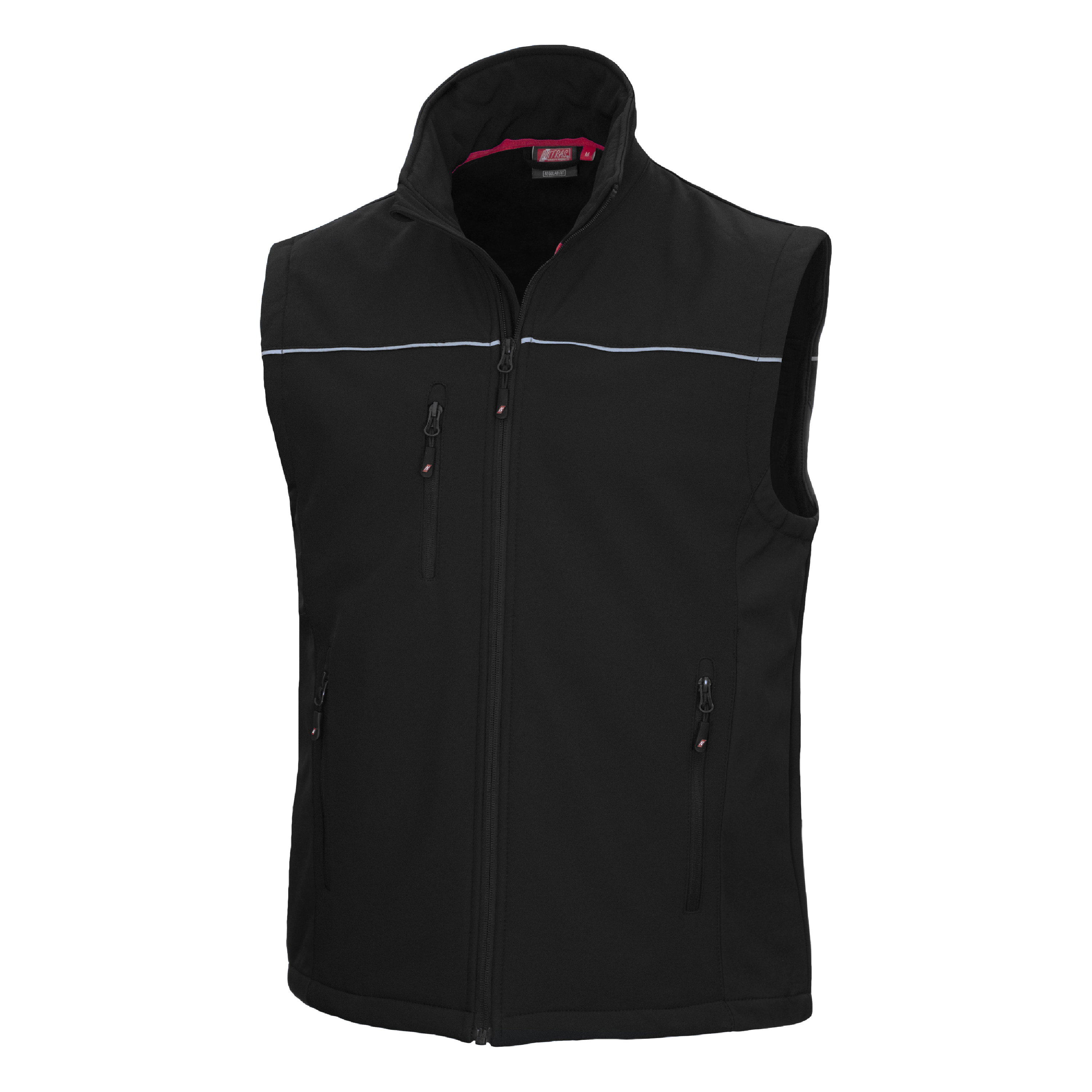 7160 - NITRAS MOTION TEX LIGHT, Softshellweste, schwarz, OEKO-TEX