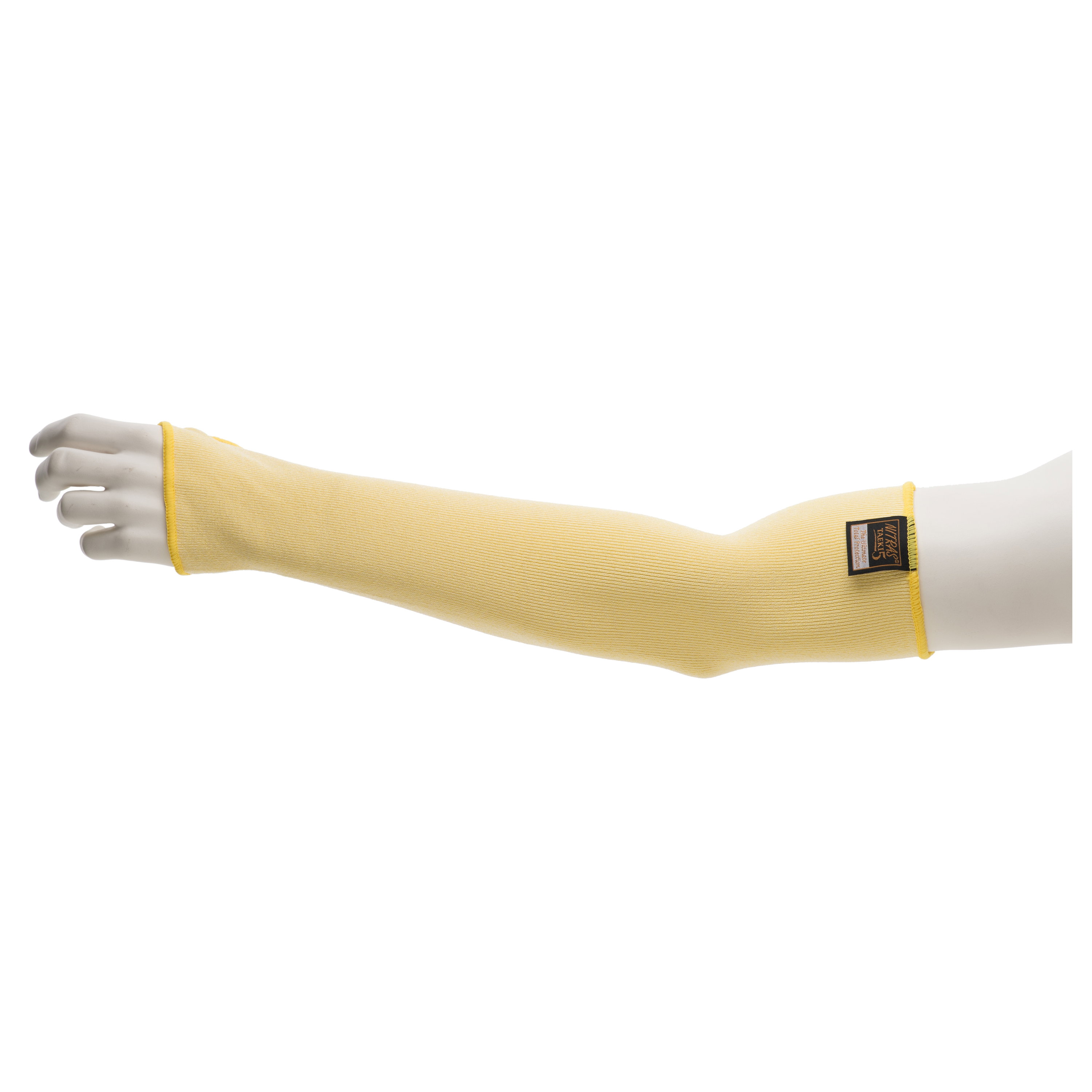 6795 - NITRAS TAEKI Schnittschutz-Armschoner, gelb, EN 388, EN 407