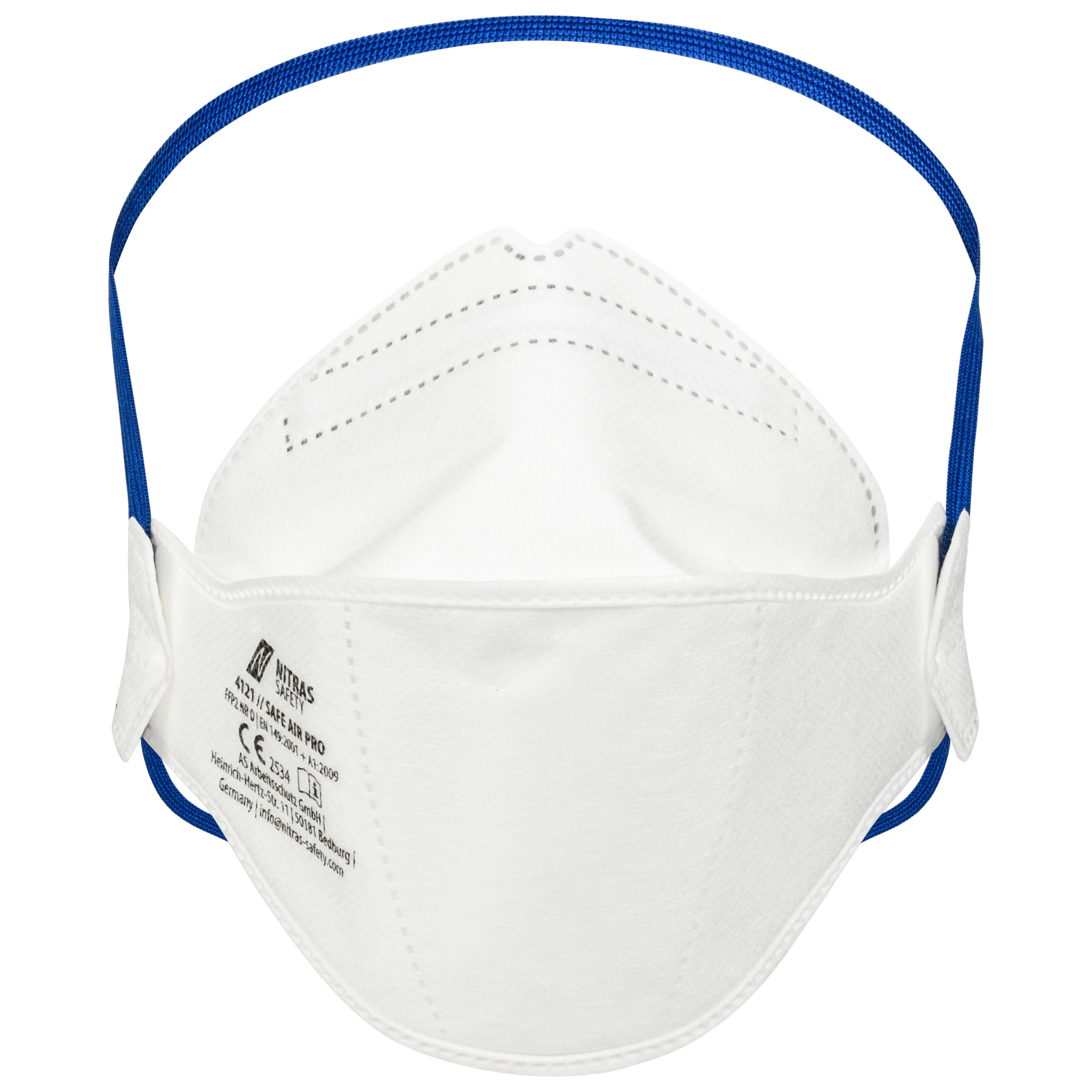 4121 - NITRAS SAFE AIR PRO, Atemschutzmaske, weiß, EN 149, Box à 15 Stück