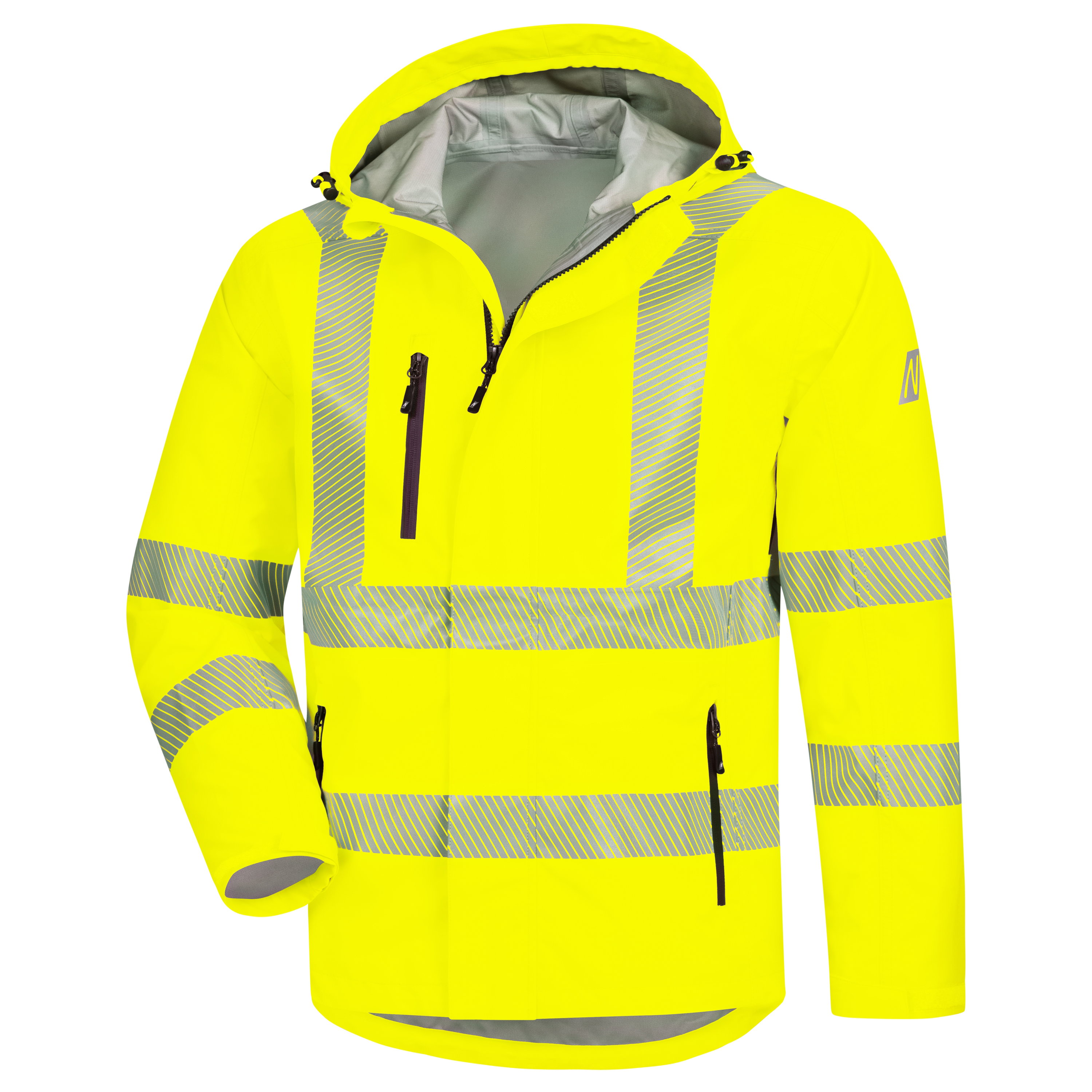 7177 - NITRAS MOTION TEX VIZ PLUS, Warn-Regenjacke, neongelb, EN ISO 13688, EN ISO 20471, EN 343, OEKO-TEX