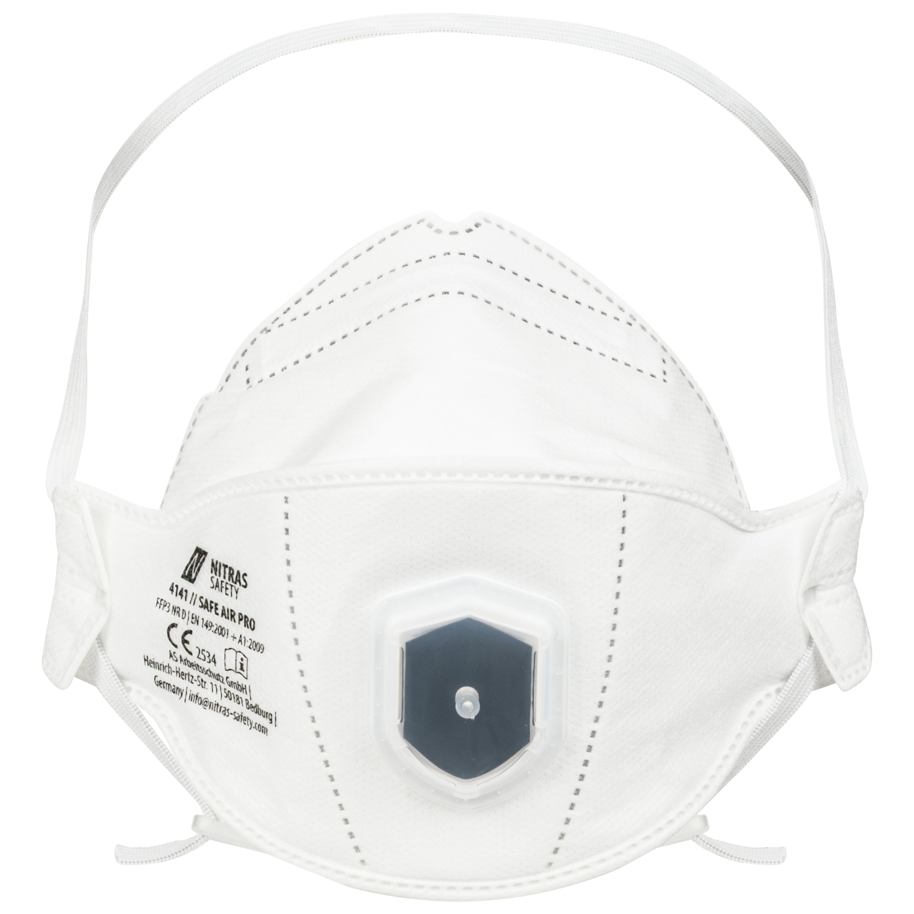 4141 - NITRAS SAFE AIR PRO, Atemschutzmaske, weiß, EN 149, Box à 15 Stück