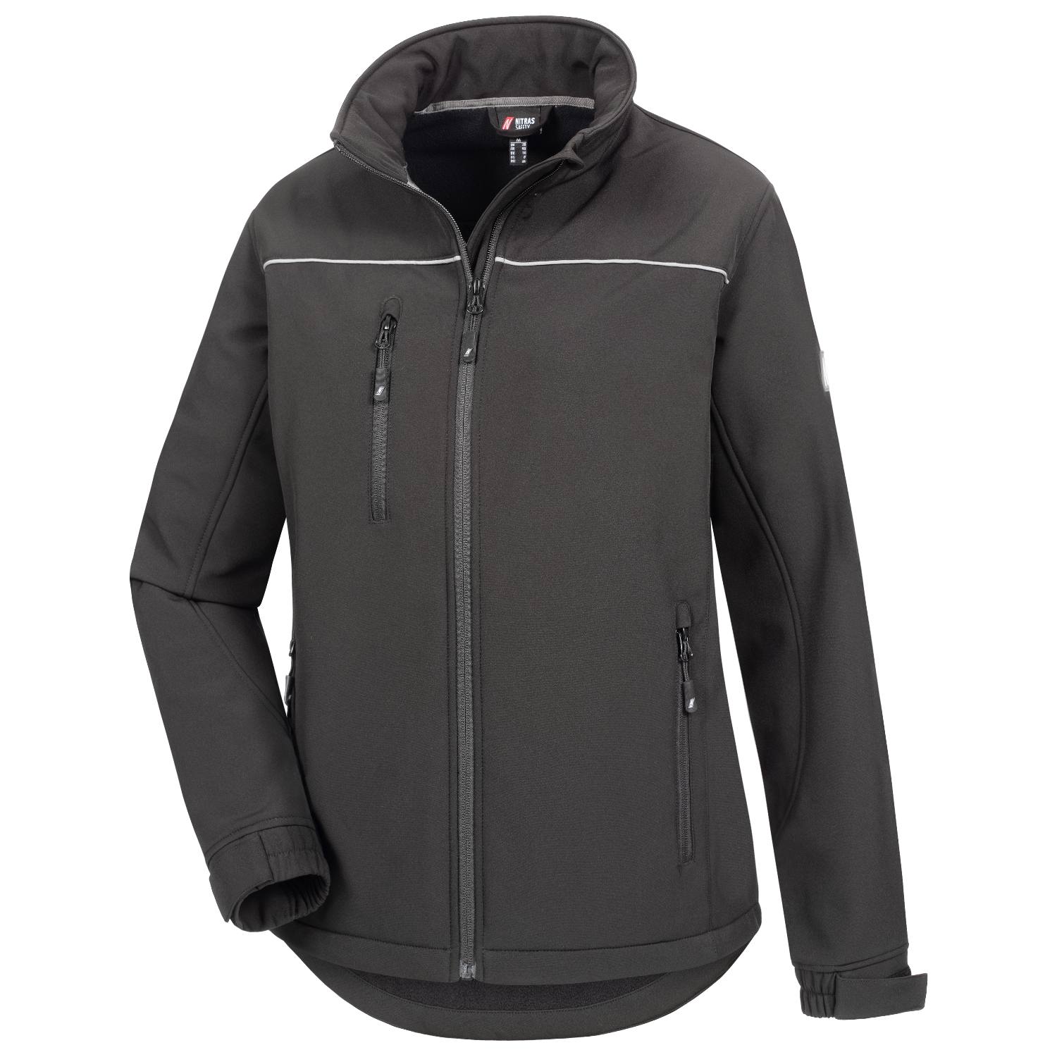 7158 - NITRAS MOTION TEX LIGHT, Softshelljacke, schwarz, OEKO-TEX