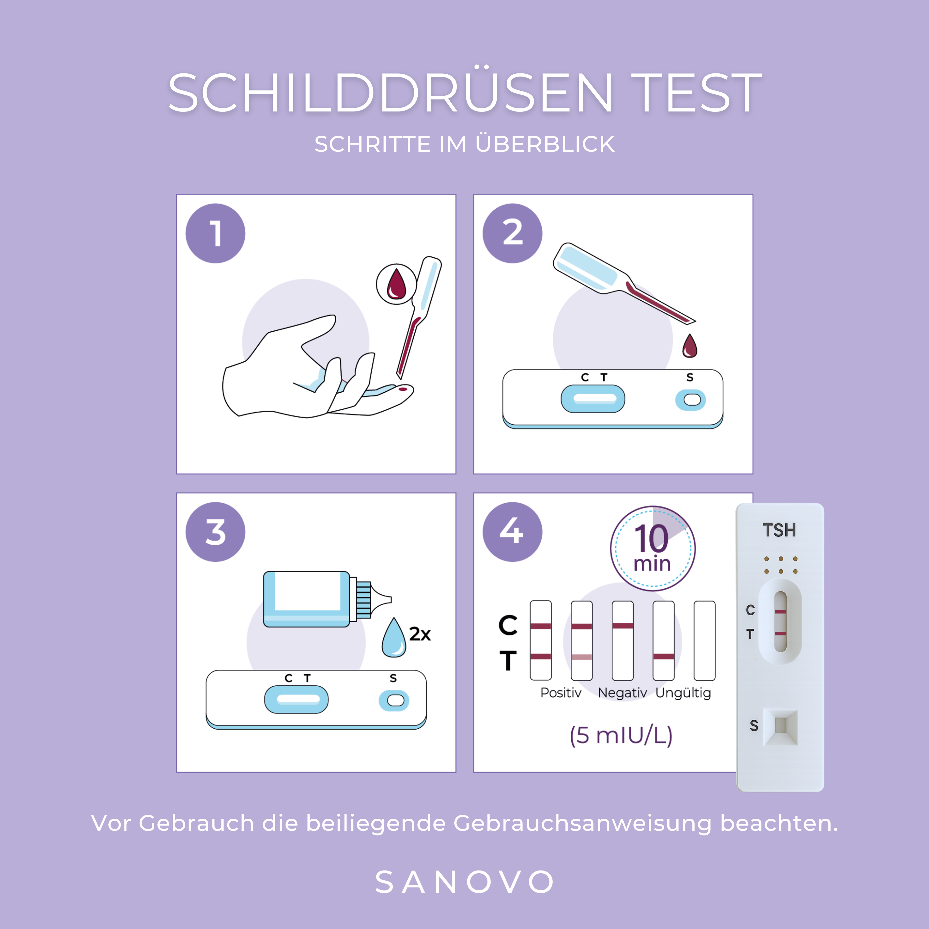 SANOVO Schilddrüsen Test
